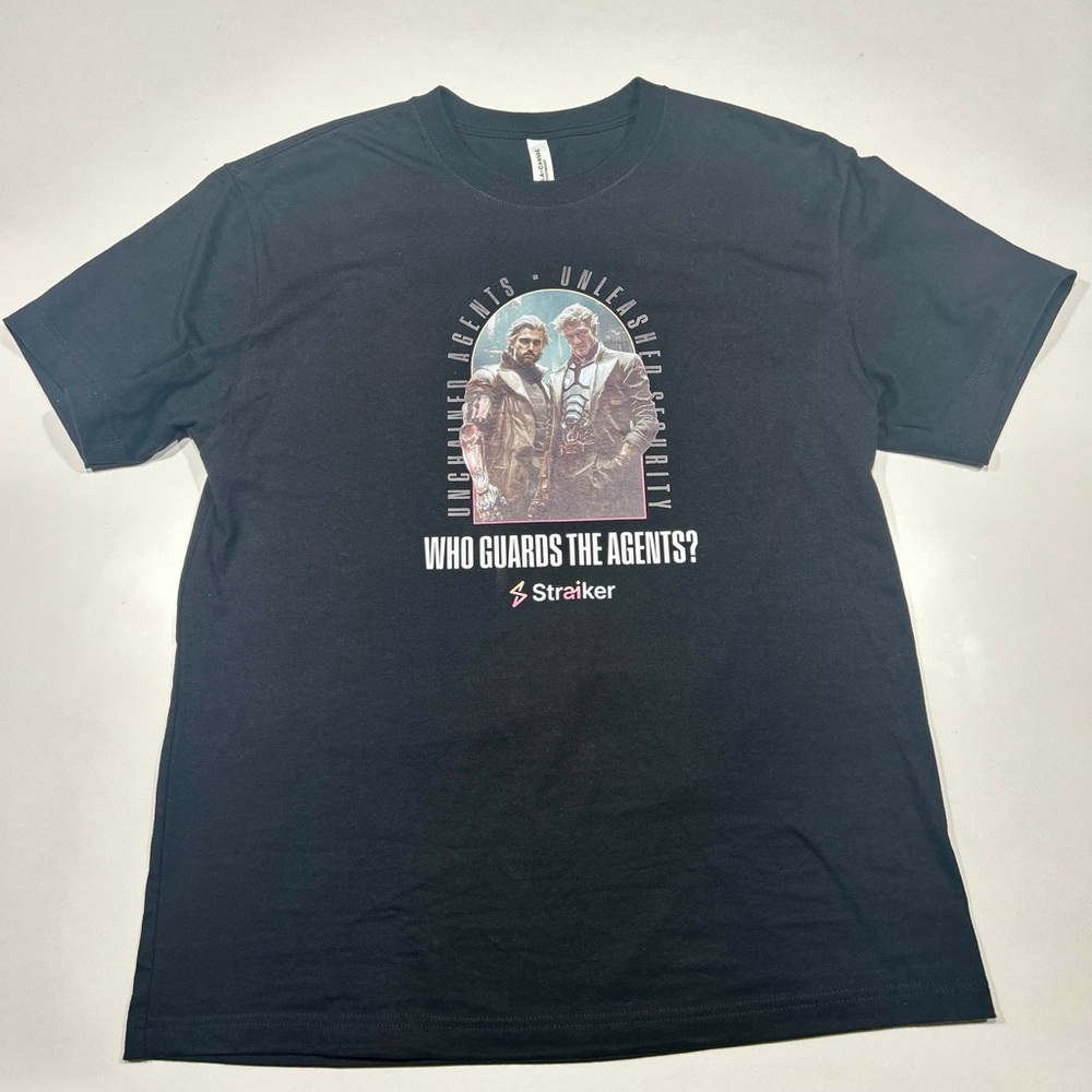 Straiker AI medium black T shirt